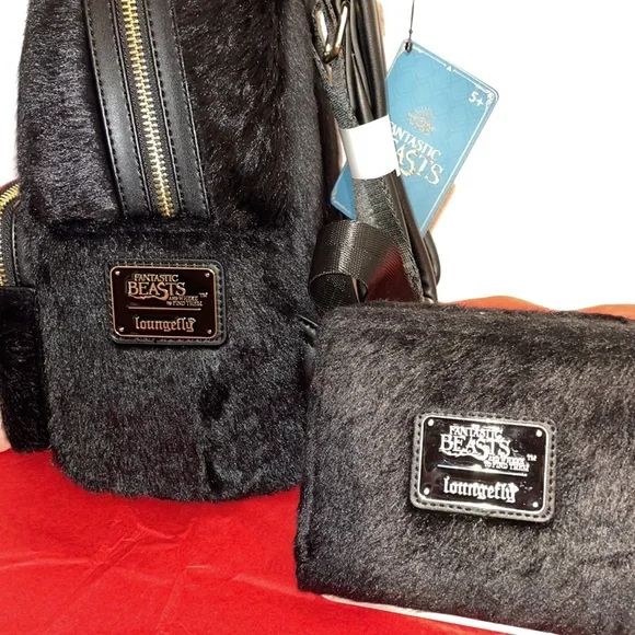 Exclusive Loungefly Harry Potter Fantastic Beasts Niffler Mini Backpack & Wallet - Picture 5 of 15